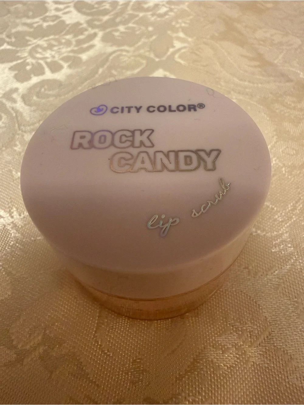 City Color Rock Candy Lip Scrub Grape Purple Cruelty-Free 0.7 oz / 20 g